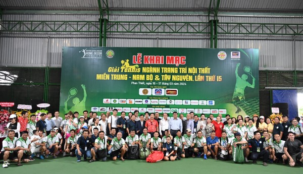 Khai mạc giải Tennis Ngành TTNT Miền Trung Nam Bộ Và Tây Nguyên